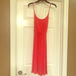 Spaghetti strap , tie dress